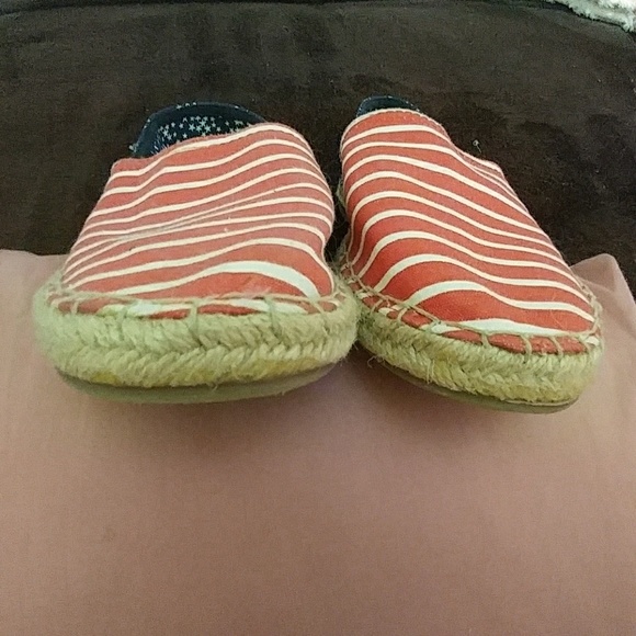 Red White & Blue Patriotic Shoes sz9 - Picture 5 of 7